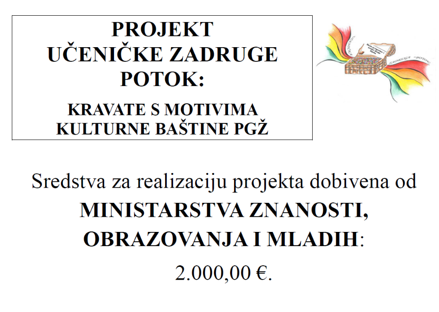 Prezentacija projekta Učeničke zadruge Potok na sjednici Nastavničkog vijeća 15.6.2026. god.