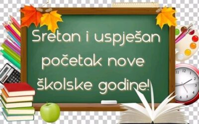 Sretan i uspješan početak nove školske godine!